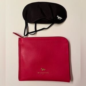 Kitsune pouch and eyemask